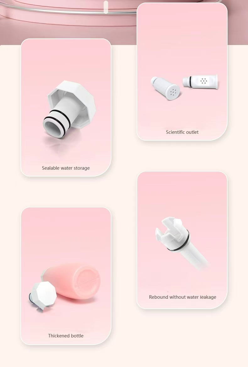 NUSALAUT-Dual Spray Nozzle Replacement Feminine Wash Bottle