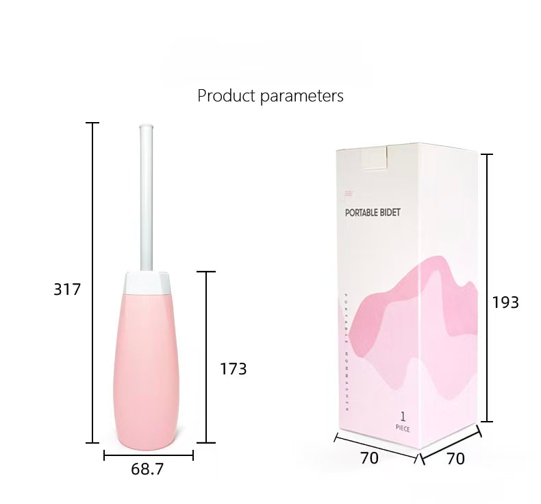 NUSALAUT-Dual Spray Nozzle Replacement Feminine Wash Bottle